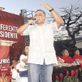 FMLN cierra su campaña en alameda Juan Pablo II
