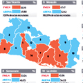 País dividido en elección presidencial