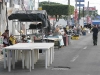 Comercio informal en la víspera del carnaval