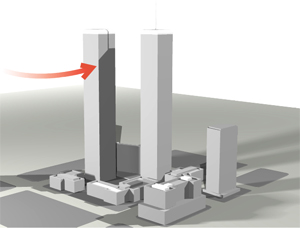 Gráfico de los atentados del 9/11