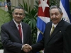 Funes realizó viaje a La Habana para aperturar relaciones con Cuba. Foto La Prensa/AP