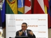 Centroamérica fue representado por Mauricio Funes para disertar sobre los problemas y avances de la región en la Cumbre de Las Américas. Foto LPG / REUTERS
