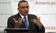 El Salvador President Mauricio Funes addresses the Washington Conference on the Americas at the State Department