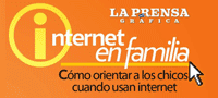 Botón de anuncio para epaper de Internet en Familia