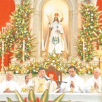 Migueleños celebraron  a su patrona de la Paz