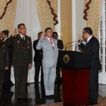 1En noviembre de 2011, Manuel Melga, entonces ministro de Justicia y Seguridad presenta su renuncia al presidente Funes. Siendo juramentado como nuevo ministro, el general David Munguía Payés