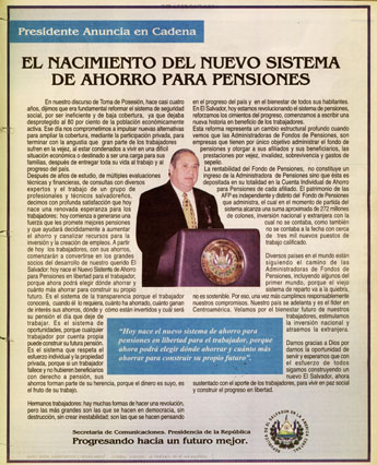 El nacimiento del nuevo sistema de ahorro para pensiones