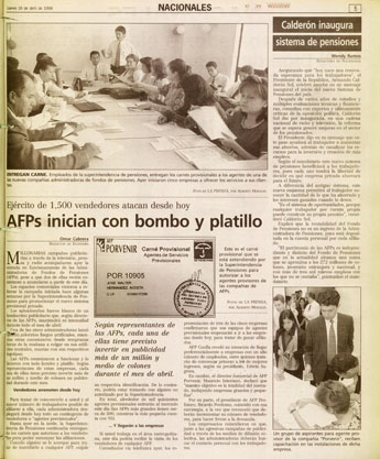 AFPs inician con bombos y platillos